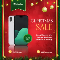 Christmas SALE Advertisement - Instagram Post 