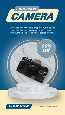 Electronic Camera Sale Instagram Story