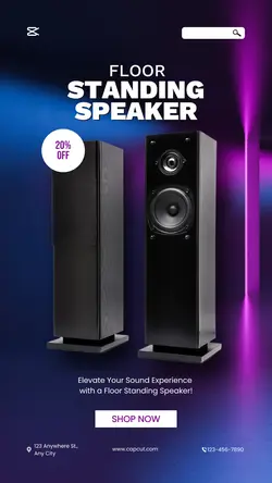 Electronic Speaker Sale Instagram Story