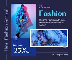 Modern Fashion Discount Facebook Post