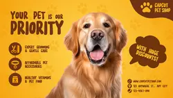 Pet Care Service Promotional Banner
