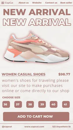 Fashion New Arrival Women Casual Shoes Feminine Style Display Instagram Stories