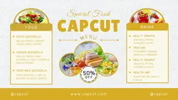 food and beverage sales promotion Menu post fun style