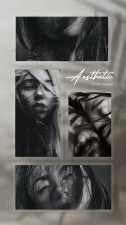Non-Marketing Photo Collage Aesthetic Black & White
