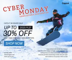 Cyber Monday Workout Introduction ski board