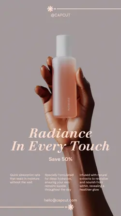 Beauty & Personal care Product display Detail Presentation