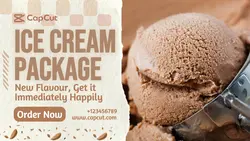 Ice Cream Display Facebook Cover