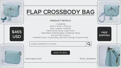 Fashion Industry Bag Display Product Twitter Post