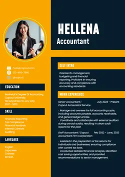 Non-Marketing Accountant Resume