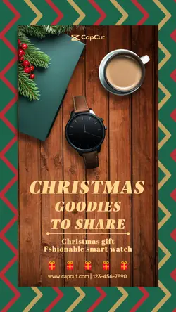 Christmas Electronic products watch Sharing