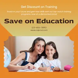 Education and training Discount