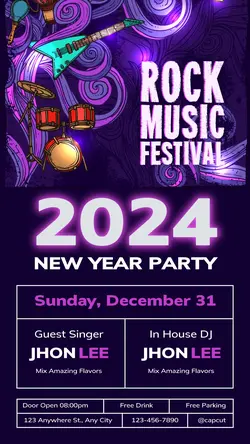 Other Industries 2024 New Year Party Promotion