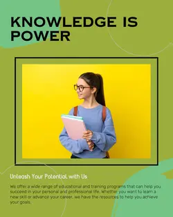 Education and training Personal introduction