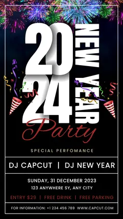 New Year Event Party Instagram Story
