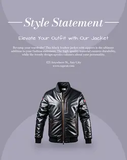 Clothing & Shoes Menu
