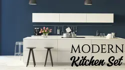 Youtube Thumbnail Review Modern Kitchen Set