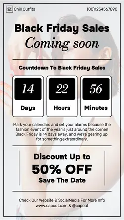 Black Friday Countdown Instagram Story