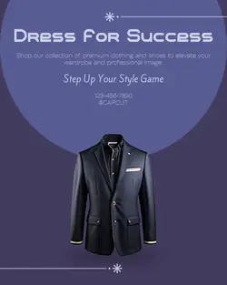 Clothing & Shoes Menu