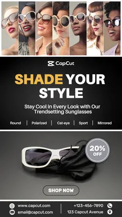 Fashion Sunglasses Product Promotion Instagram