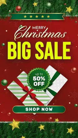 Christmas SALE Advertisement - Instagram Story - Social Media