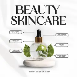 Natural Skincare Promotion Instagram Post