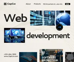 Business web development showcase business