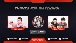 Yotube End Screen Red Gaming