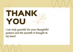 Non-marketing Personal Cards Thank You Card