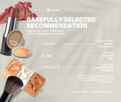 Beauty & Personal care Product display makeup Stylized
