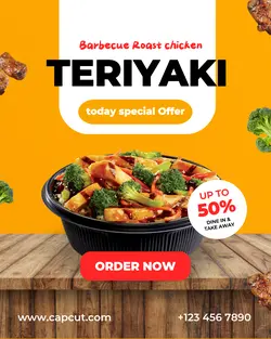 Special Offer Barbecue Roast chicken Instagram Post