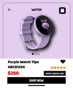 Watch Product Display Potret Instagram