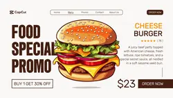 Food Special Promotion Twitter Post
