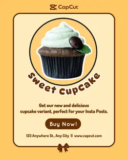 Food Cupcake Display Promotion - Instagram Potrait