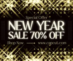 New Year Sale Promo Facebook Post