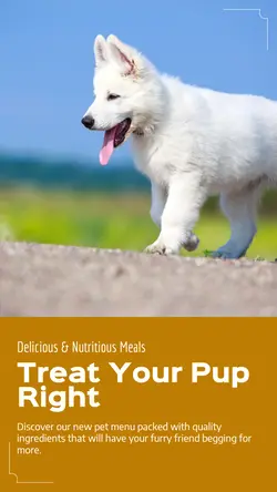 Pet industry Menu