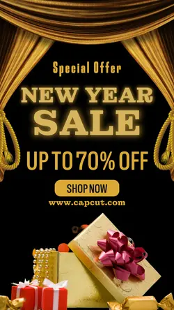 New Year Sale Promo Instagram Story