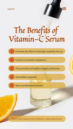 Beauty Vitamin-C Serum Product Display Tiktok