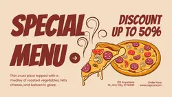Food Special Menu Twitter Post