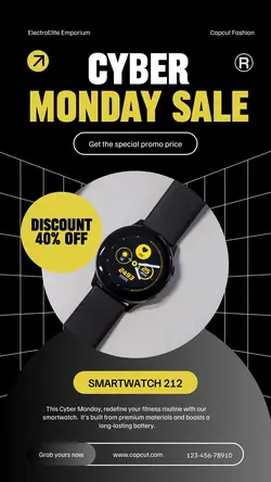 Cyber Monday Special Promotion Tiktok Post