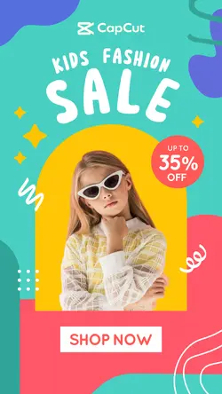 Kids Fashion Sale Promotion Instagram Story