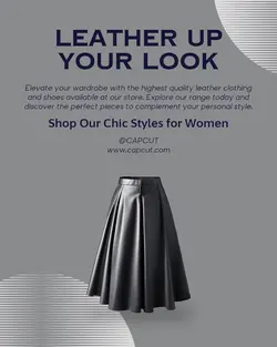 Clothing & Shoes Menu