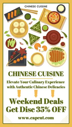 Food Chinese Cuisine Discount Instagram Story