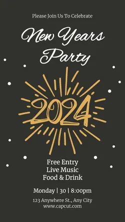 Other Industries New Years Party Instagram Story