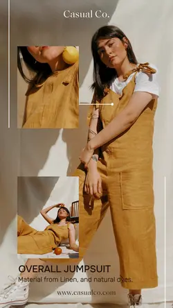 Fashion Overall Display Product Instagram Story Neutral Aesthetic
