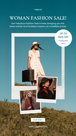 Woman Fashion Sale Instagram Story