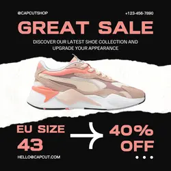 Fashion Industry Great Sale Instagram Post