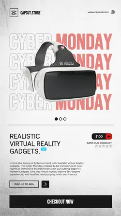 Cyber Monday Event Sale Instagram Story