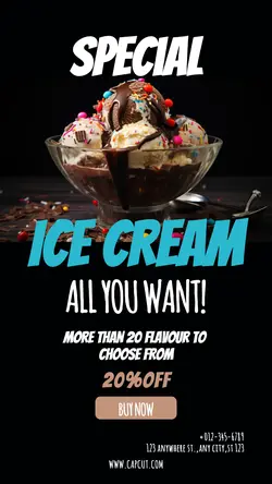 Food Ice Cream Instagram Story