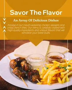 Foods & Beverage Menu