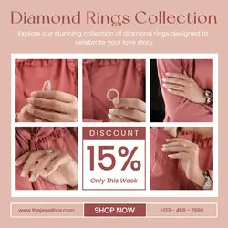 Fashion Rings Sale Promotion Instagram Post